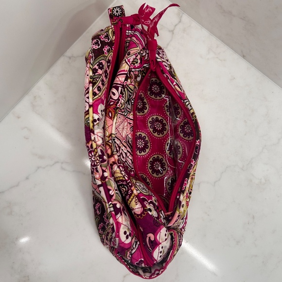 Vera Bradley - Very Berry Paisley - Double Zip Cosmetic Bag - Retired Pattern - Picture 6 of 6